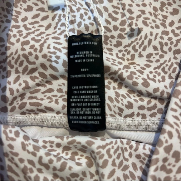 ALLFENIX Clay Cheetah 7/8 Leggings NWT - Picture 7 of 9